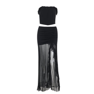 Women’s Tube Top Dress - Mid - Length Set - MRC STOREsetMy StoreWomen’s Tube Top Dress - Mid - Length Set My Store MRC STORECJLS238777908HSBlackL