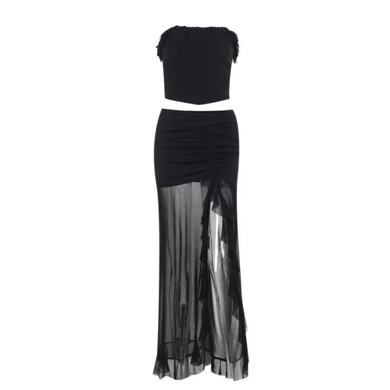 Women’s Tube Top Dress - Mid - Length Set - MRC STOREsetMy StoreWomen’s Tube Top Dress - Mid - Length Set My Store MRC STORECJLS238777908HSBlackL