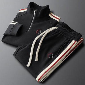 Fashion Side Stripe Leisure Sports Sweater Two - Piece Set – Perfect for Every Season - MRC STOREsetMy StoreFashion Side Stripe Leisure Sports Sweater Two - Piece Set – Perfect for Every Season - MRC STOREMRC STORECJTW215741604DWBlack Spring And Autumn2XL