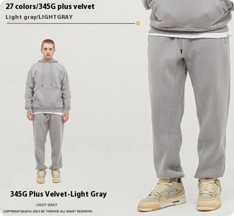 Men’s Velvet Sweatpants - Ankle Banded Pants - MRC STOREsetMy StoreMen’s Velvet Sweatpants - Ankle Banded Pants My Store  52.14MRC STORECJXX239477130DWLight gray2XL