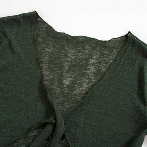 2024 Mesh See - through Strap Long - sleeved Wrap Top and Skirt - MRC STOREsetMy Store2024 Mesh See - through Strap Long - sleeved Wrap Top and Skirt - MRC STOREMRC STORECJTZ1792581-Green-LGreenL