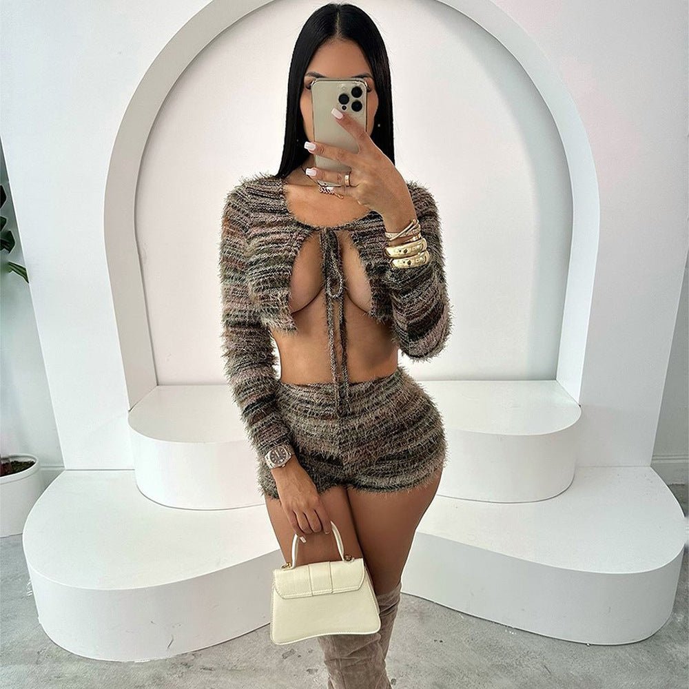 Women’s Two - Piece Suit - Hollow Strap Fashion - MRC STOREsetMy StoreWomen’s Two - Piece Suit - Hollow Strap Fashion My Store MRC STORECJLS242081003CXGreenL
