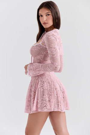 Women’s Lace Two - Piece - Suspender Skirt - MRC STOREsetMy StoreWomen’s Lace Two - Piece - Suspender Skirt My Store MRC STORECJLS231766103CXPinkL