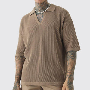 Men’s Casual Shirt - Polo V - Neck Short Sleeve - MRC STOREshirtMy StoreMen’s Casual Shirt - Polo V - Neck Short SleeveMRC STORECJDS228543003CXBrownL
