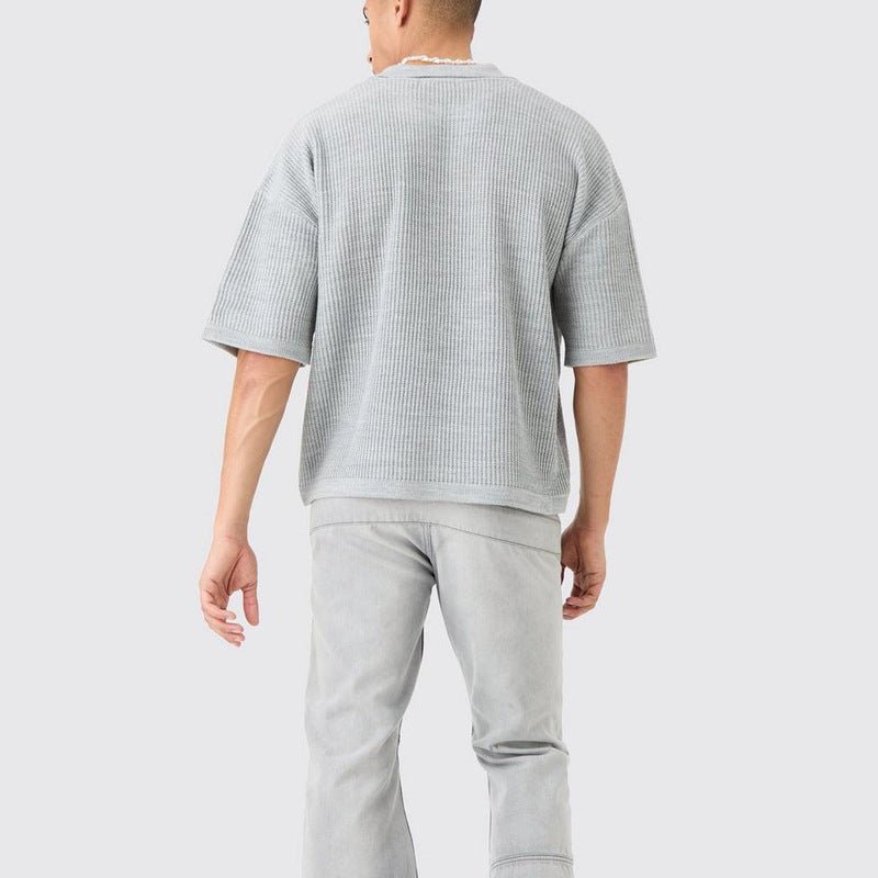 Men’s Casual Shirt - Polo V - Neck Short Sleeve - MRC STOREshirtMy StoreMen’s Casual Shirt - Polo V - Neck Short SleeveMRC STORECJDS228543009IRGrayL