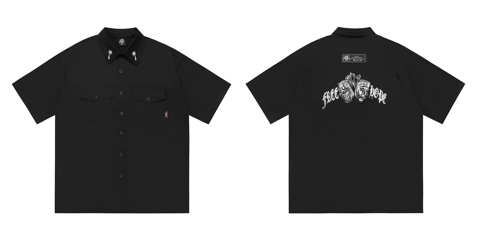 Men’s Plus Size Shirt - Embroidered Work Loose - MRC STOREshirtMy StoreMen’s Plus Size Shirt - Embroidered Work Loose My Store  42.61MRC STORECJDS240359602BYBlackL