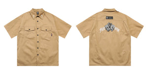 Men’s Plus Size Shirt - Embroidered Work Loose - MRC STOREshirtMy StoreMen’s Plus Size Shirt - Embroidered Work Loose My Store  42.61MRC STORECJDS240359606FUKhakiL