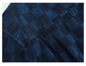 Men's Plaid Casual Denim Shirt - MRC STOREshirtMy StoreMen's Plaid Casual Denim ShirtMRC STORECJDS199371702BYLight BlueL