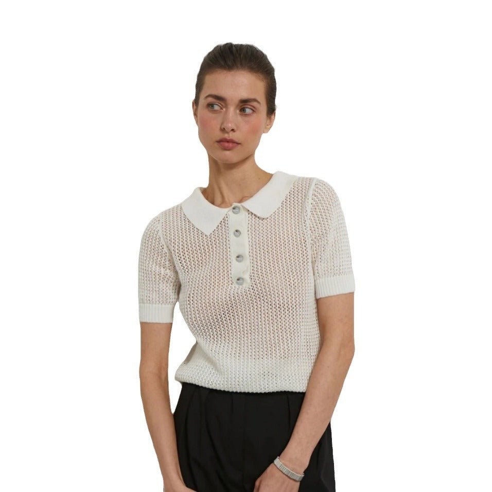Women’s Knitwear Top - See - Through V - Neck - MRC STOREshirtMy StoreWomen’s Knitwear Top - See - Through V - Neck My Store MRC STORECJCS233726106FUGreenL