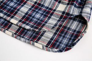 Plaid Casual Shirt – Front Short, Back Long - MRC STOREshirtMy StoreAutumn Women's Plaid Casual Shirt – Front Short Back Long Cotton Blend Cardigan - MRC STOREMRC STORECJDS225913202BYNavy BlueL
