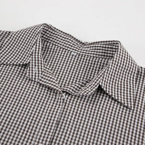 Plaid Shirt - Loose Cotton Fit - MRC STOREshirtMy StoreWomen’s Plaid Shirt - Loose Cotton 65cm Fit My Store MRC STORECJYD210691303CXPlaidL