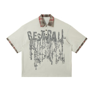 Men’s Graffiti Top - Loose Short - Sleeve Street Shirt - MRC STOREshirtMy StoreMen’s Graffiti Top - Loose Short - Sleeve Street Shirt My Store MRC STORECJDS239113702BYResidual BlueL
