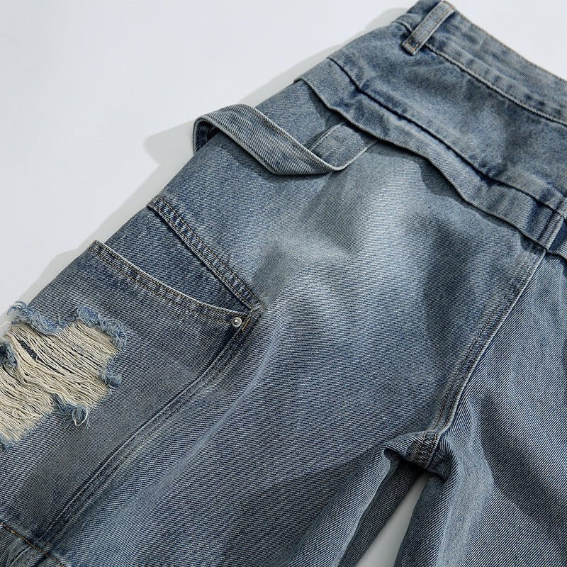 Men’s Denim Shorts - Multi - Pocket Ripped - MRC STOREShortsMy StoreMen’s Denim Shorts - Multi - Pocket Ripped My Store MRC STORECJXX231884904DWBlue2XL