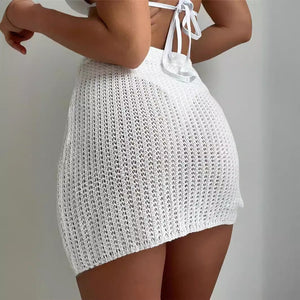 Women’s See - Through Skirt - Beach Knitted Hollow - MRC STOREskirtMy StoreWomen’s See - Through Skirt - Beach Knitted Hollow My Store MRC STORECJQZ240488306FUBlackL