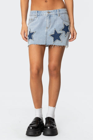 Women’s Cowboy Skirt - Patch Washed Vintage - MRC STOREskirtMy StoreWomen’s Cowboy Skirt - Patch Washed Vintage My Store  36.22MRC STORECJYD239020003CXBlueL