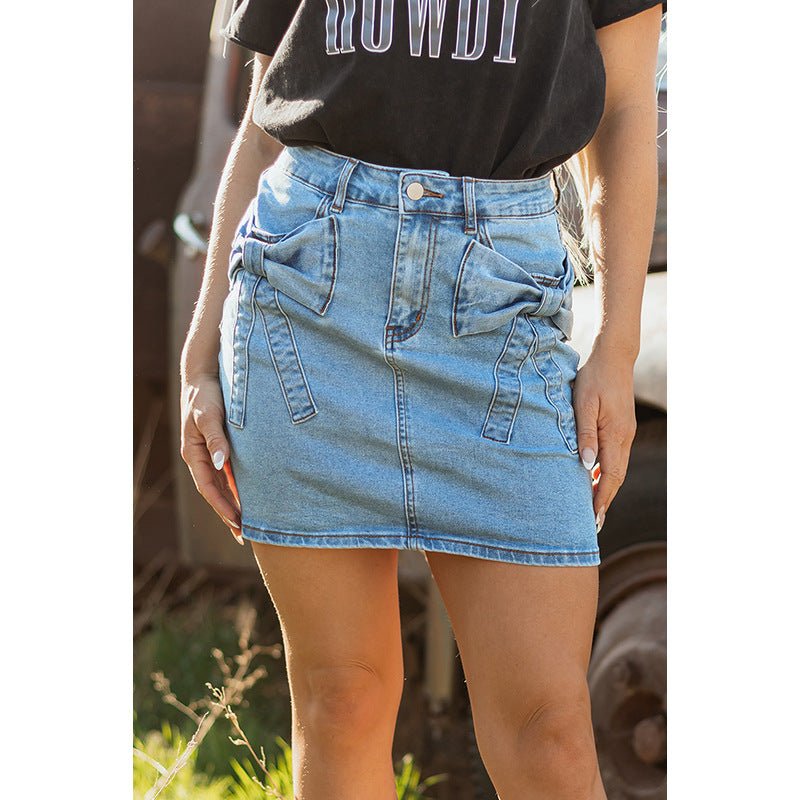 Women’s High Waist Denim Skirt - Trendy A - Line - MRC STOREskirtMy StoreWomen’s High Waist Denim Skirt - Trendy A - Line My Store  39.61MRC STORECJQZ240536203CXBLUEL