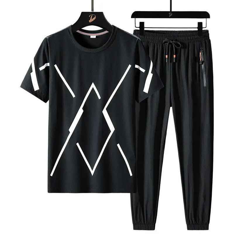 Summer Silk Sports Suit - MRC STOREsports suitMy StoreSummer Silk Sports SuitMRC STORECJTW199248927AZBlack5XL