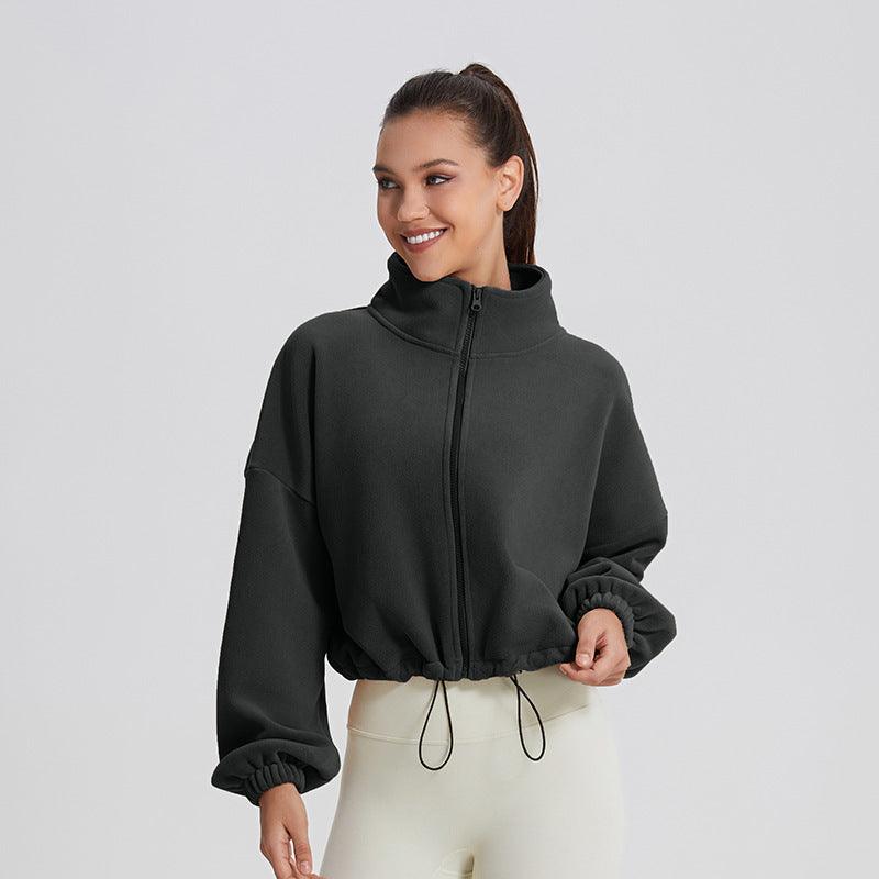 Women's Warm Sports Sweatshirt – Thick, Loose Fit Lapel Casual Winter Top - MRC STORESweaters & HoodiesMy StoreWomen's Warm Sports Sweatshirt – Thick, Loose Fit Lapel Casual Winter Top - MRC STOREMRC STORECJYD223424209IRCarbon GrayL