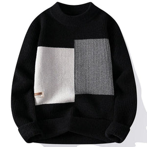 Men's Contrast Panel Knit Sweater – Perfect for Autumn and Winter - MRC STORESweaters & HoodiesMy StoreMen's Contrast Panel Knit Sweater – Perfect for Autumn and Winter - MRC STOREMRC STORECJYD216155906FUBlack4XL