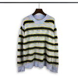 Striped Loose Fit Sweater – High Street Style - MRC STORESweaters & HoodiesMy StoreHigh Street Loose - Fit Striped Sweater – Trendy American Style for Autumn - MRC STOREMRC STORECJYD223595714NMLight PurpleL