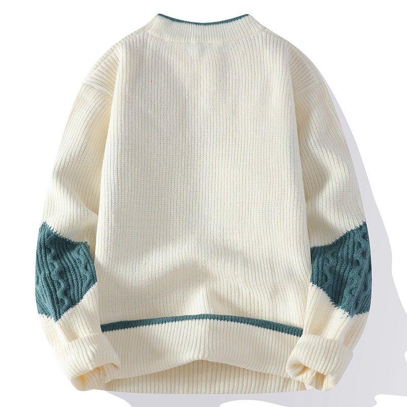 Colorblock Knitwear Cozy Loose - Fit Winter Sweater - MRC STORESweaters & HoodiesMy StoreMen's Fashion Colorblock Knitwear – Cozy Loose - Fit Winter Sweater - MRC STOREMRC STORECJYD226116410JQBlack2XL