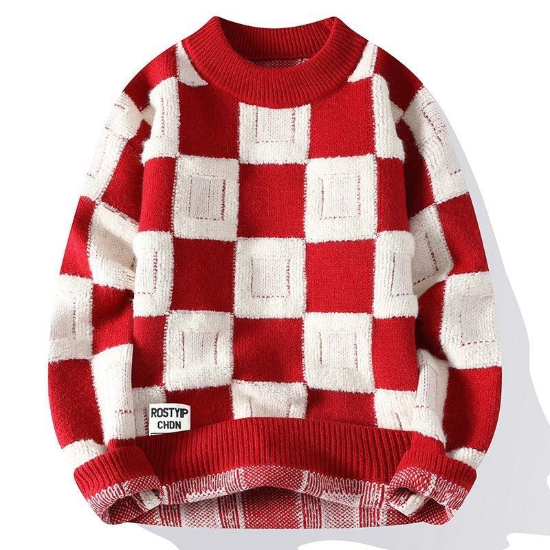 Round Neck Men’s Sweater – Trendy Comfort - MRC STORESweaters & HoodiesMy StoreFashion Trendy Round Neck Sweater - Stylish & Comfortable Cotton Knitwear - MRC STOREMRC STORECJYD219653622VERed2XL