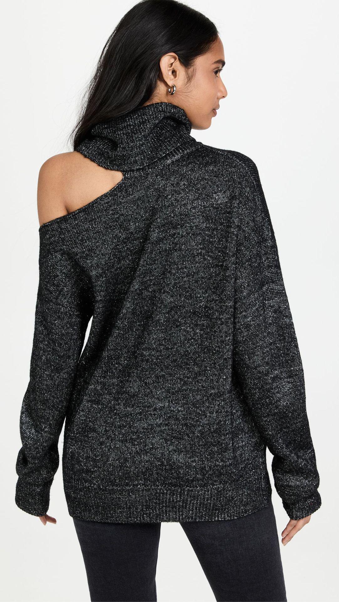 Elegant Off Shoulder Women's Sweater with Abstract Design - MRC STORESweaters & HoodiesMy StoreElegant Off Shoulder Women's Sweater with Abstract Design - MRC STOREMRC STORECJMY225336115OLDark Gray MelangeL