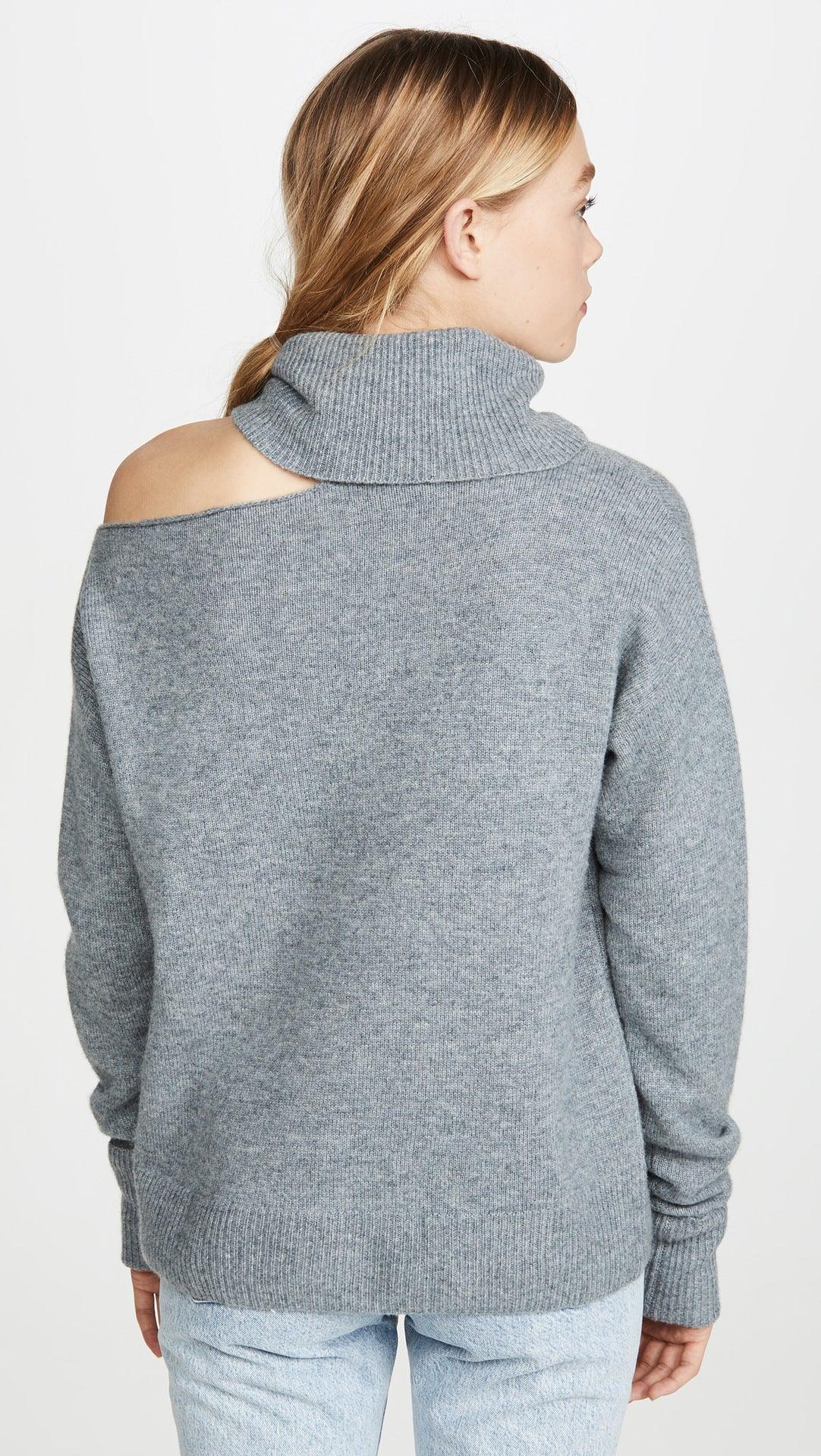 Elegant Off Shoulder Women's Sweater with Abstract Design - MRC STORESweaters & HoodiesMy StoreElegant Off Shoulder Women's Sweater with Abstract Design - MRC STOREMRC STORECJMY225336139MNRed LeatherL