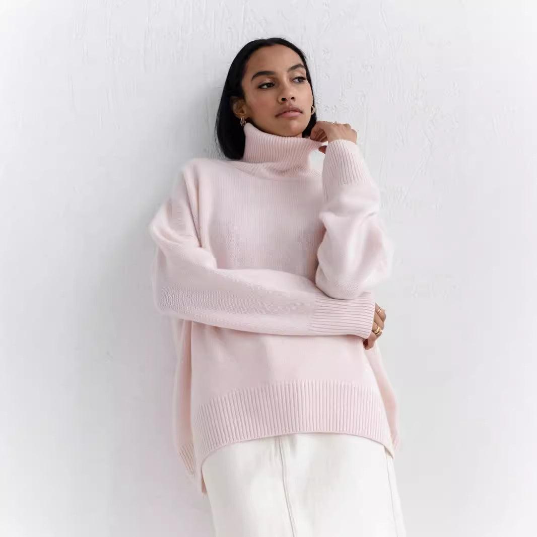 Loose Mock Neck Casual Sweater – Comfortable Pullover for Everyday Wear - MRC STORESweaters & HoodiesMy StoreLoose Mock Neck Casual Sweater – Comfortable Pullover for Everyday Wear - MRC STOREMRC STORECJMY229174603CXBlackL