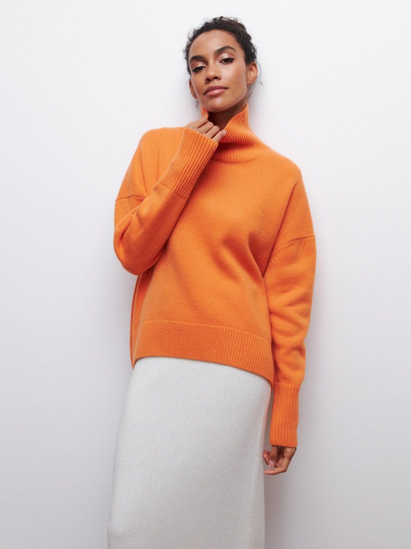 Loose Mock Neck Casual Sweater – Comfortable Pullover for Everyday Wear - MRC STORESweaters & HoodiesMy StoreLoose Mock Neck Casual Sweater – Comfortable Pullover for Everyday Wear - MRC STOREMRC STORECJMY229174615OLWhiteL