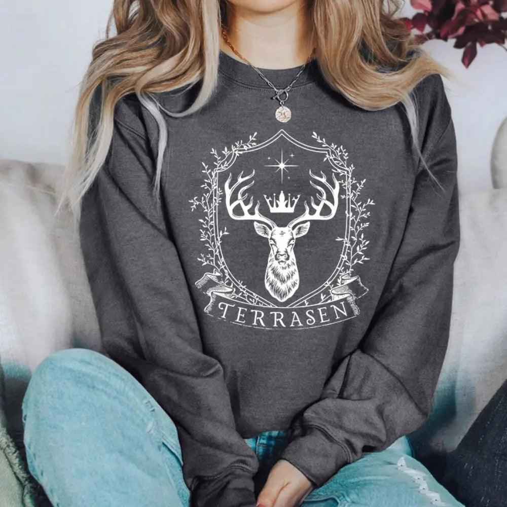 Throne of Glass Sweatshirt - MRC STORESweaters & HoodiesMy StoreThrone of Glass SweatshirtMRC STORECJWY195099224XCDarkGreyL