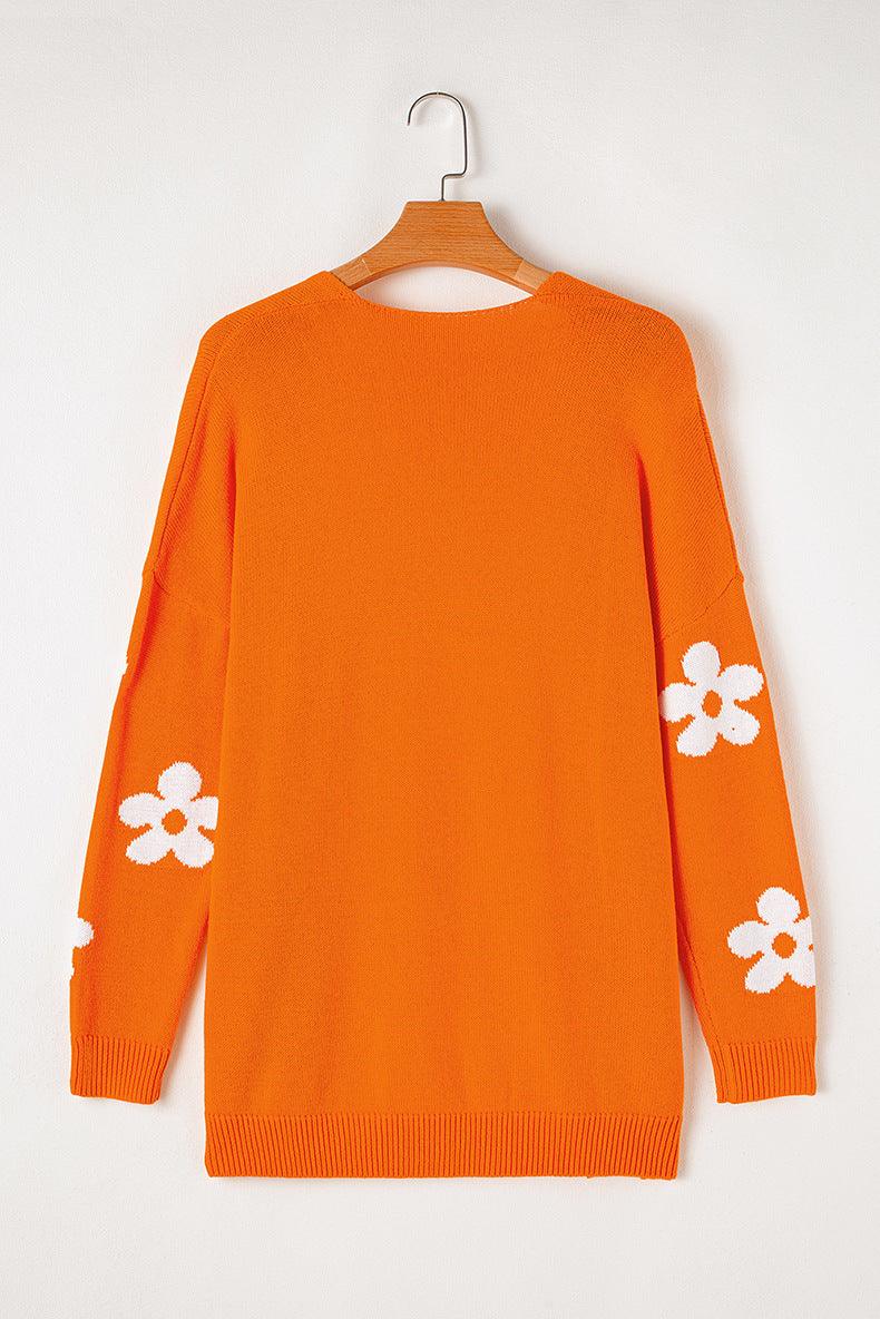 Floral Thermal Knit Cardigan – Loose Fit - MRC STORESweaters & HoodiesMy StoreFloral Print Thermal Knit Cardigan – Loose Acrylic Cardigan for Womem - MRC STOREMRC STORECJMY229228607GTLC2711718P2L
