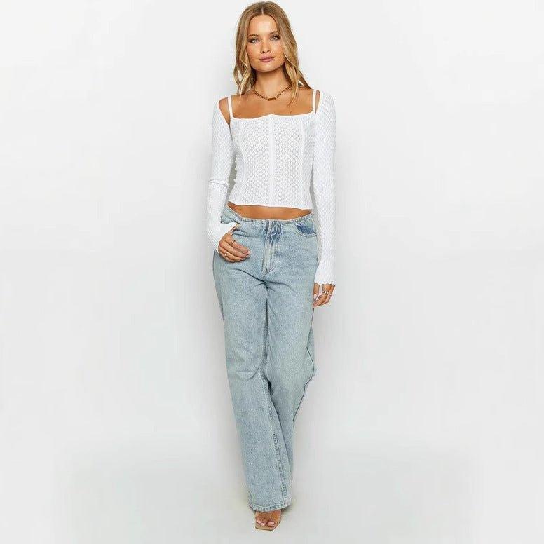 Women's Fashion Knitwear Suit – Loose Splicing Pullover Sweater - MRC STORESweaters & HoodiesMy StoreWomen's Fashion Knitwear Suit – Loose Splicing Pullover Sweater - MRC STOREMRC STORECJMY227221803CXWhiteL