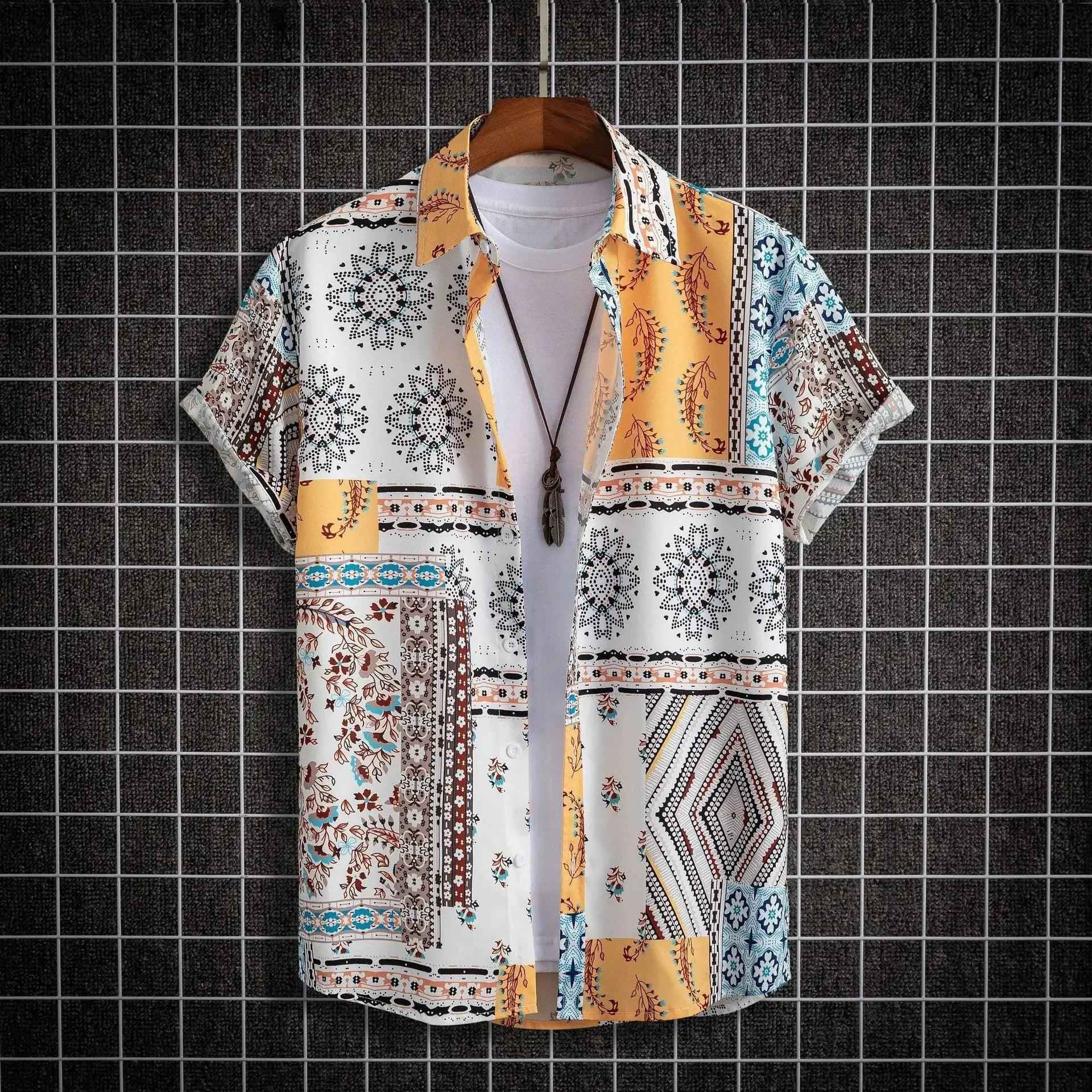 Hawaiian Cardigan Shirt - MRC STORET-ShirtsMy StoreHawaiian Cardigan ShirtMRC STORECJDS205458377YB10color2XL