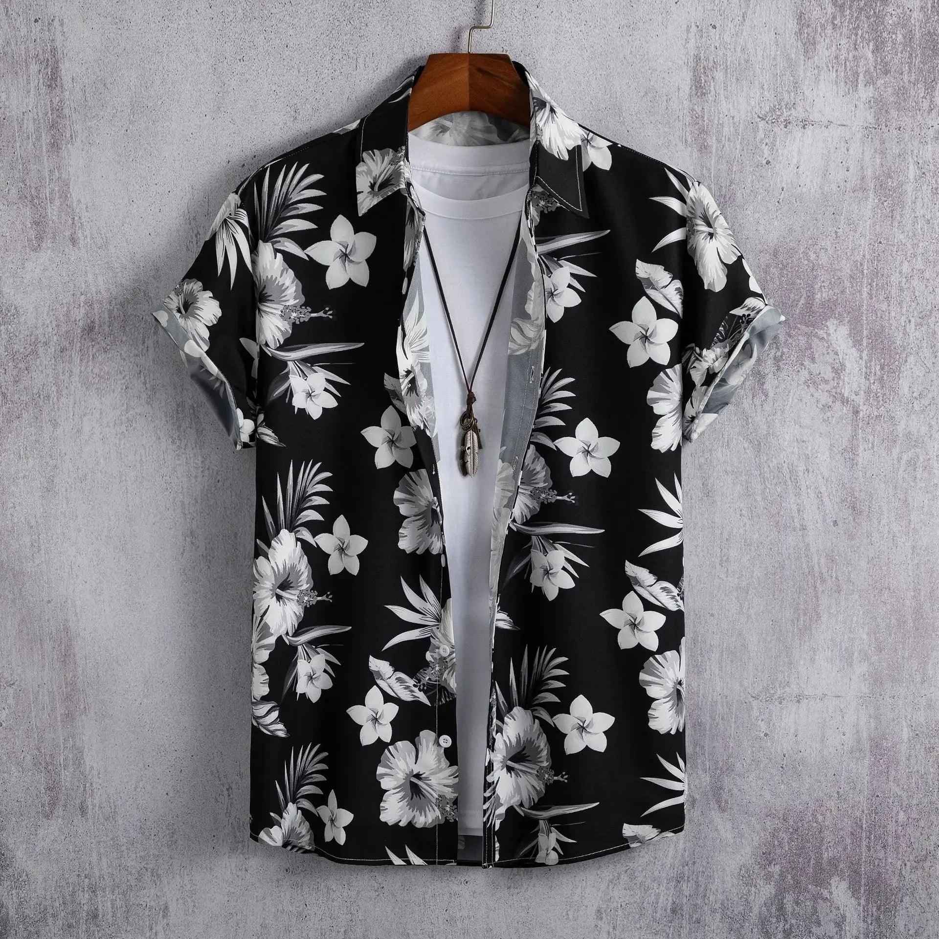 Hawaiian Cardigan Shirt - MRC STORET-ShirtsMy StoreHawaiian Cardigan ShirtMRC STORECJDS205458353AZ7color2XL