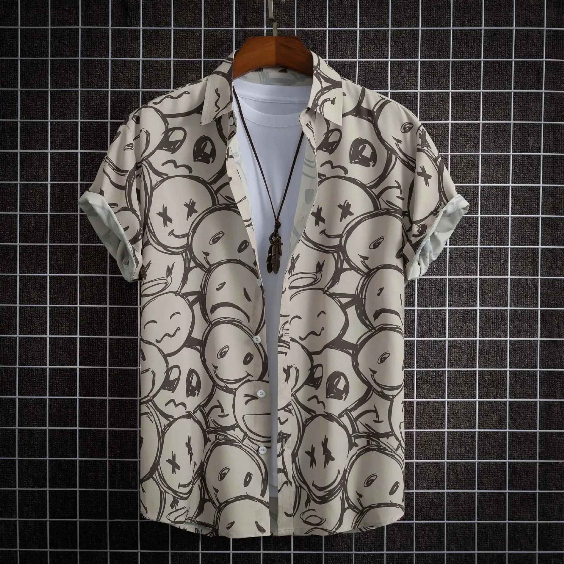 Hawaiian Cardigan Shirt - MRC STORET-ShirtsMy StoreHawaiian Cardigan ShirtMRC STORECJDS205458353AZ7color2XL