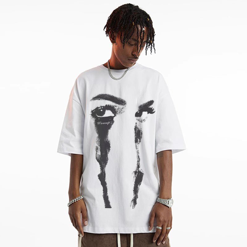 Men’s Vintage T-Shirt - Hip Hop Letter Print - MRC STORET-ShirtsMy StoreMen’s Vintage T-Shirt - Hip Hop Letter Print My Store MRC STORECJYH234938924XCApricot3XL