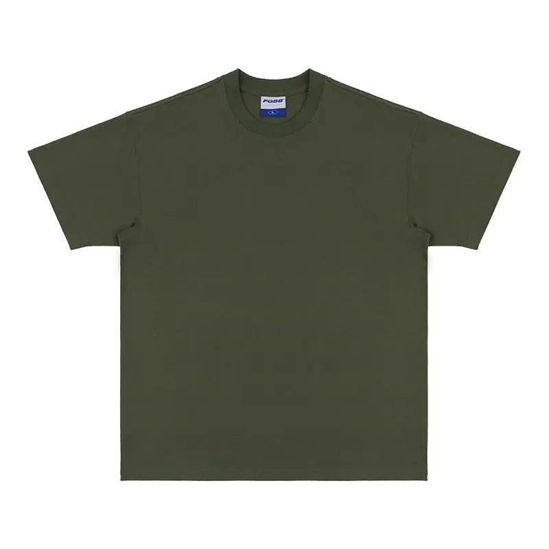 Solid Cotton T-shirt - MRC STORET-ShirtsMy StoreSolid Cotton T-shirt - MRC STOREMRC STORECJYH206124528BYArmy GreenL
