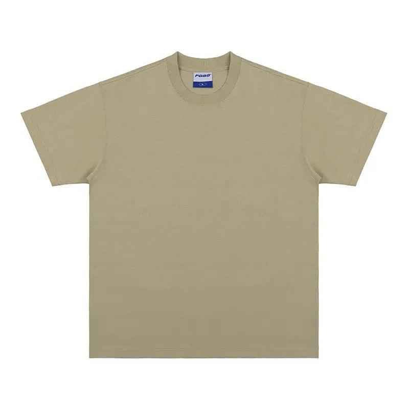 Solid Cotton T-shirt - MRC STORET-ShirtsMy StoreSolid Cotton T-shirtMRC STORECJYH206124548VEDeep BeigeL