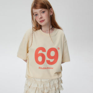 Women’s Digital 69 T-Shirt - Street Fashion Loose - MRC STORET-ShirtsMy StoreWomen’s Digital 69 T-Shirt - Street Fashion Loose My Store MRC STORECJYH206160802BYApricotL