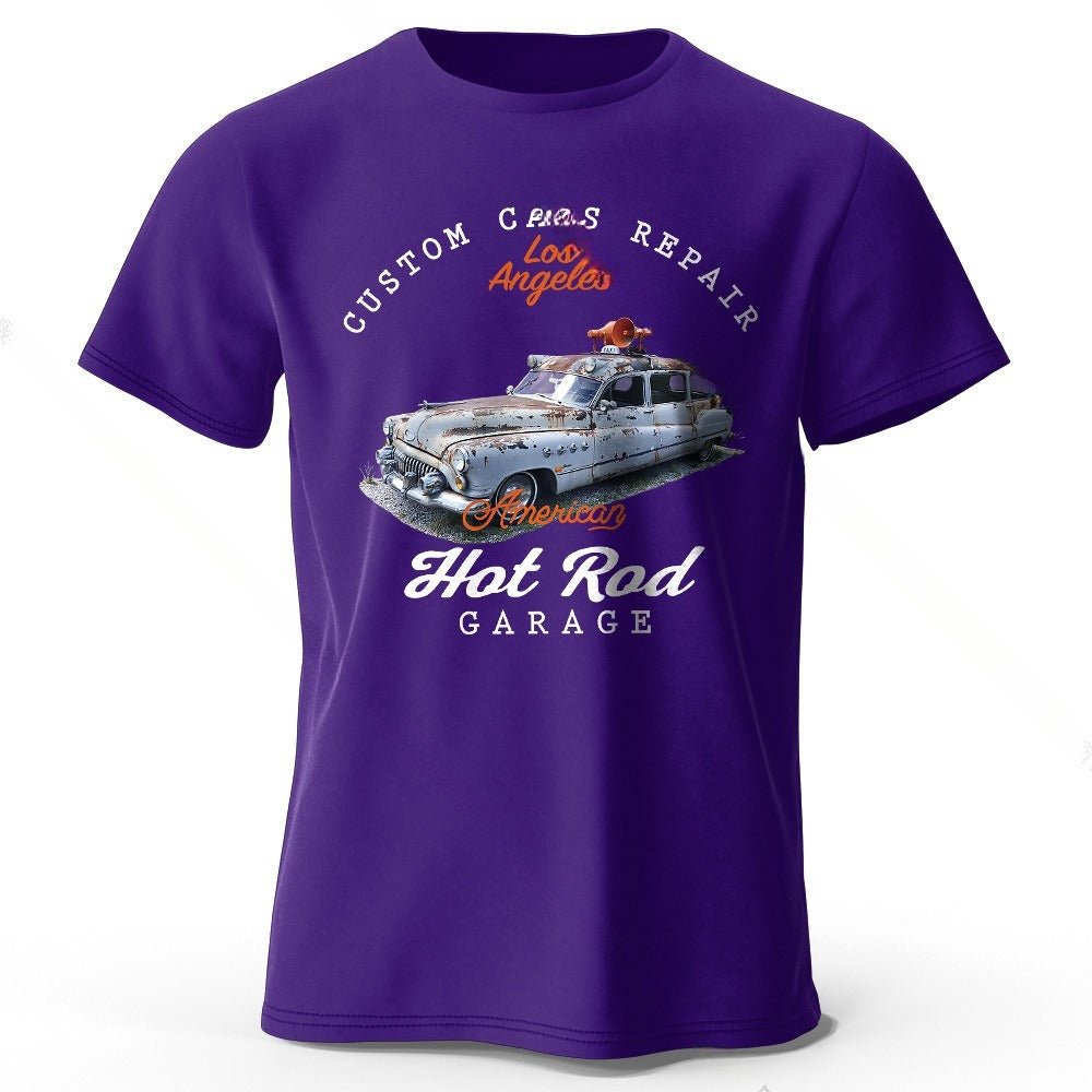 Unisex Car Club T-Shirt - Patch Print Casual - MRC STORET-ShirtsMy StoreUnisex Car Club T-Shirt - Patch Print Casual My Store  22.24MRC STORECJYH241293757EVPurpleL