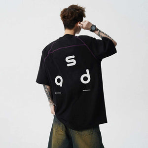 Men’s Cotton T-Shirt - Letter Print Short Sleeve - MRC STORET-ShirtsMy StoreMen’s Cotton T-Shirt - Letter Print Short Sleeve My Store MRC STORECJYH240230102BYBlack2XL