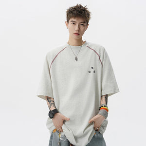 Men’s Cotton T-Shirt - Letter Print Short Sleeve - MRC STORET-ShirtsMy StoreMen’s Cotton T-Shirt - Letter Print Short Sleeve My Store MRC STORECJYH240230102BYBlack2XL