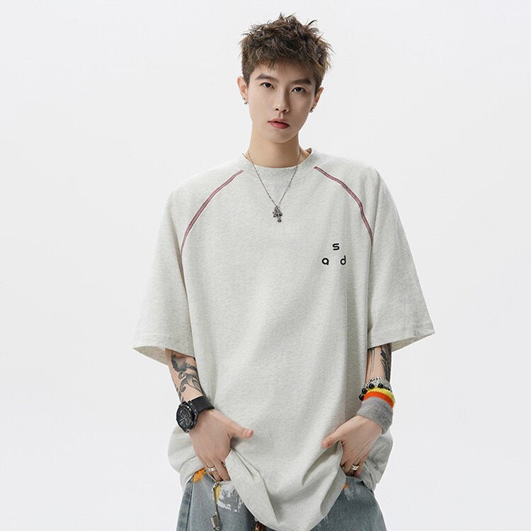 Men’s Cotton T-Shirt - Letter Print Short Sleeve - MRC STORET-ShirtsMy StoreMen’s Cotton T-Shirt - Letter Print Short Sleeve My Store MRC STORECJYH240230102BYBlack2XL