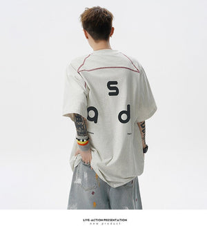 Men’s Cotton T-Shirt - Letter Print Short Sleeve - MRC STORET-ShirtsMy StoreMen’s Cotton T-Shirt - Letter Print Short Sleeve My Store MRC STORECJYH240230106FUWhite2XL