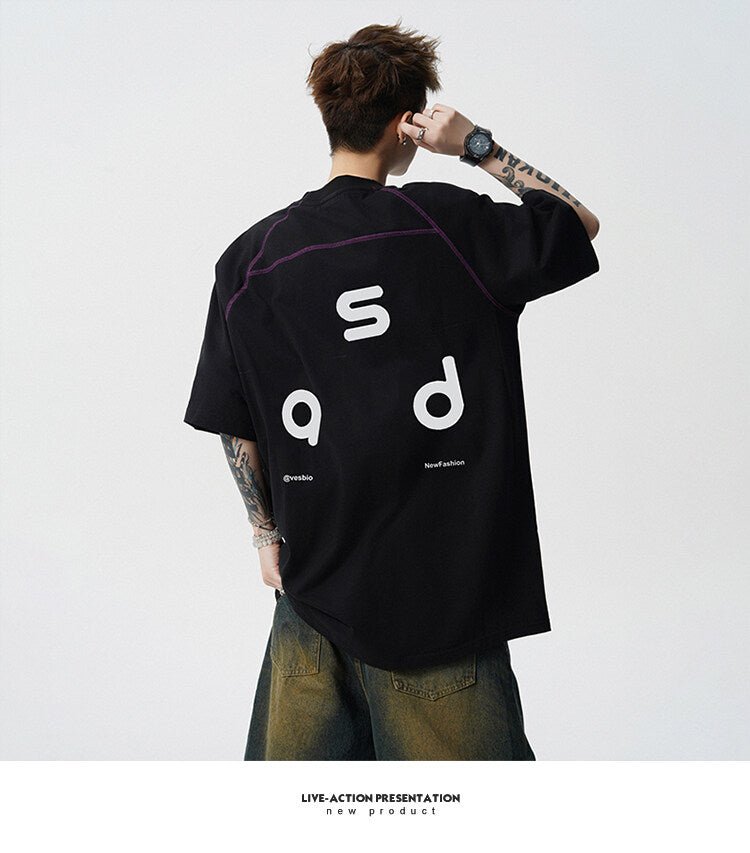Men’s Cotton T-Shirt - Letter Print Short Sleeve - MRC STORET-ShirtsMy StoreMen’s Cotton T-Shirt - Letter Print Short Sleeve My Store MRC STORECJYH240230106FUWhite2XL