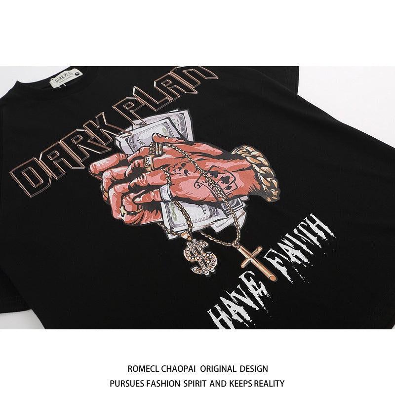 Casual Hip Hop Crew Neck Half - Sleeve T-Shirt – Cartoon Print Cotton Pullover - MRC STORET-ShirtsMy StoreCasual Hip Hop Crew Neck Half - Sleeve T-Shirt – Cartoon Print Cotton Pullover - MRC STOREMRC STORECJYH225560136JQBlack Cotton3XL