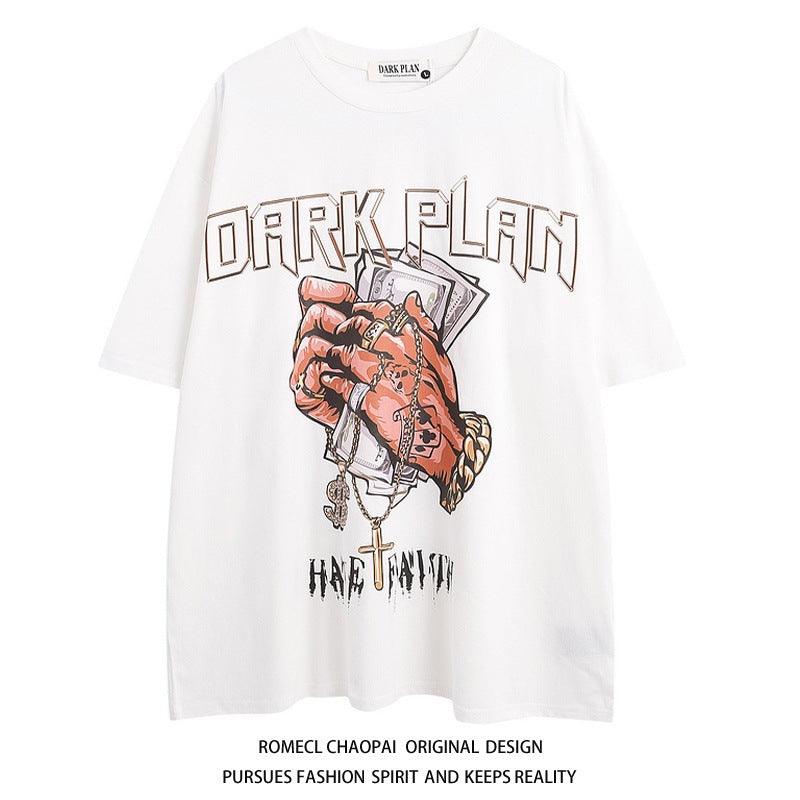 Casual Hip Hop Crew Neck Half - Sleeve T-Shirt – Cartoon Print Cotton Pullover - MRC STORET-ShirtsMy StoreCasual Hip Hop Crew Neck Half - Sleeve T-Shirt – Cartoon Print Cotton Pullover - MRC STOREMRC STORECJYH225560126ZAWhite Pure Cotton3XL