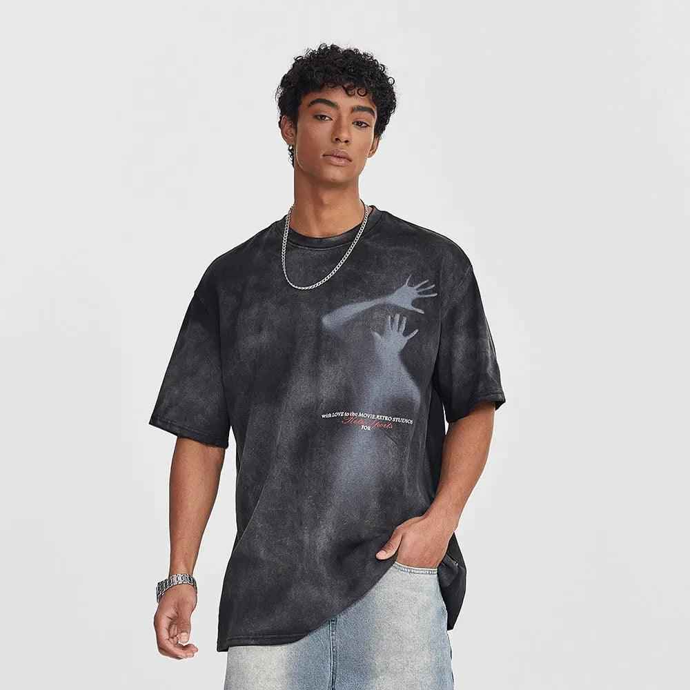 Fuzzy Figure Tie - Dye T-Shirt - MRC STORET-ShirtsMy StoreFuzzy Figure Tie - Dye T-ShirtMRC STORECJYH200424407GTBlackL