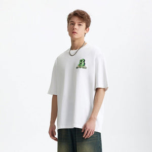 Men’s Printed T-Shirt - Letter B Loose - MRC STORET-ShirtsMy StoreMen’s Printed T-Shirt - Letter B Loose My Store MRC STORECJYH229964705EVBlackL